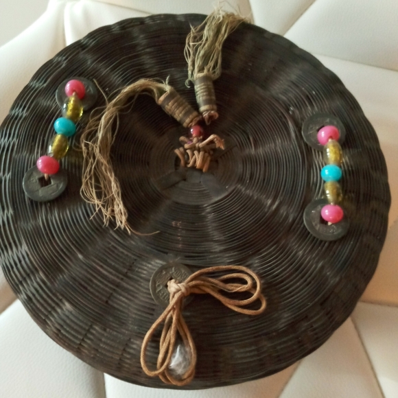 Vintage Chinese Sewing Basket